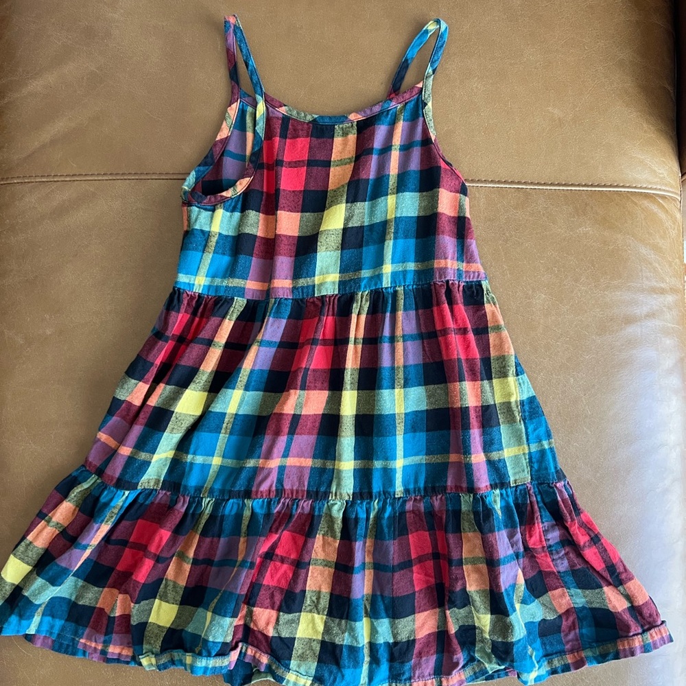 Hanna Andersson Plaid Dress Size 8
